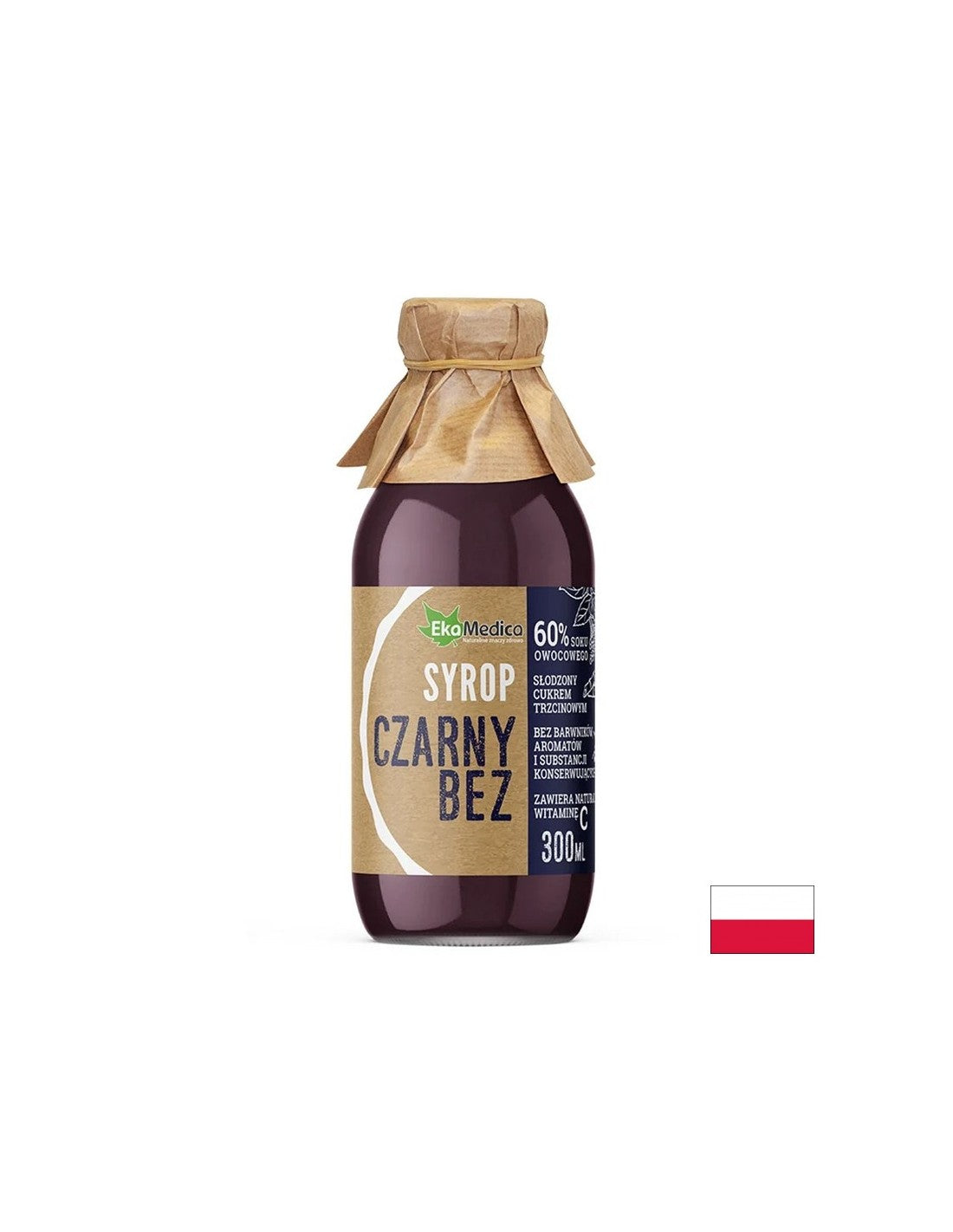 Sirup od bazge s acerolom i prirodnim vit. C - Imunitet i dišni sustav, 300 ml, 15 doza