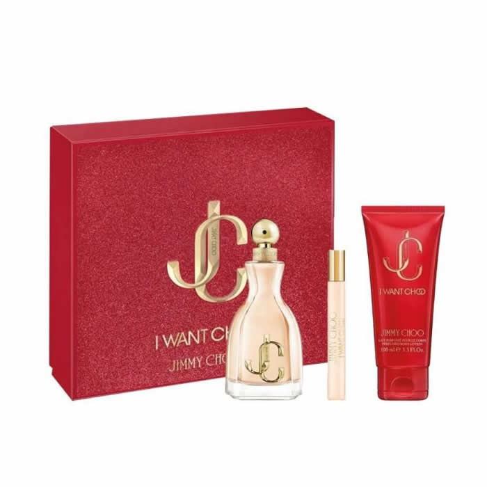 <tc>JIMMY CHOO</tc> I Want Choo Eau De Parfum Spray 100 ml set od 3 komada