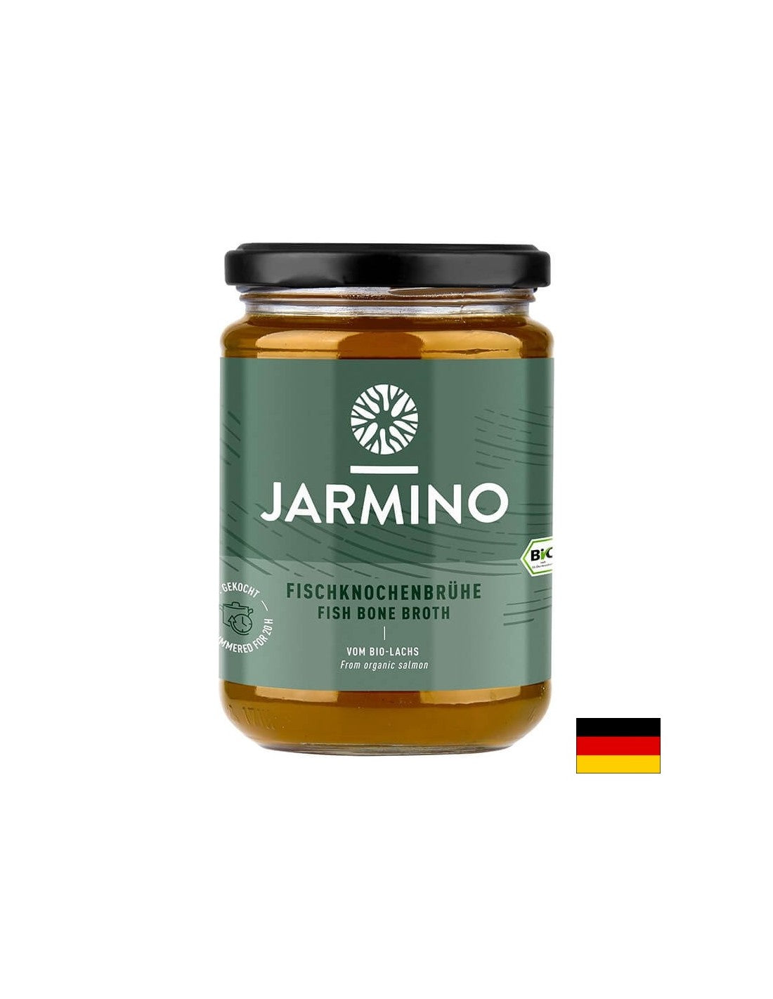 BIO juha od ribljih kostiju - (Sa začinima, povrćem i kamenom soli), 350 ml