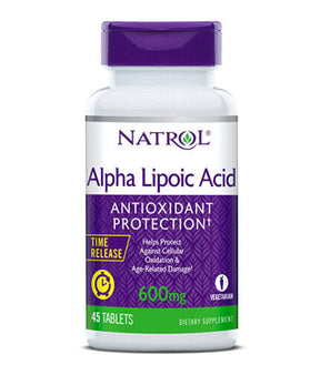 Alpha Lipoic Acid /Time Release/ 600 mg. / 45 Tabs. - Nutra Best Europe