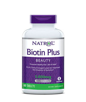 Biotin Plus Lutein / 60 Tabs. - Nutra Best Europe