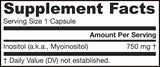 Inozitol 750 mg - 100 kapsula