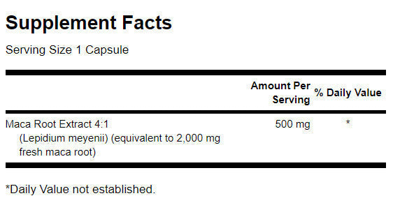 Maca 500 mg - 60 kapsula