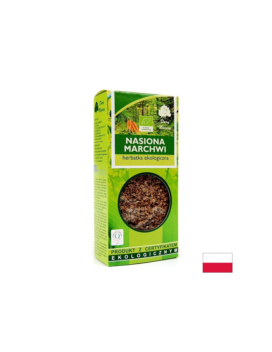 Organske sjemenke klica mrkve, 40 g <tc>Dary Natury</tc>