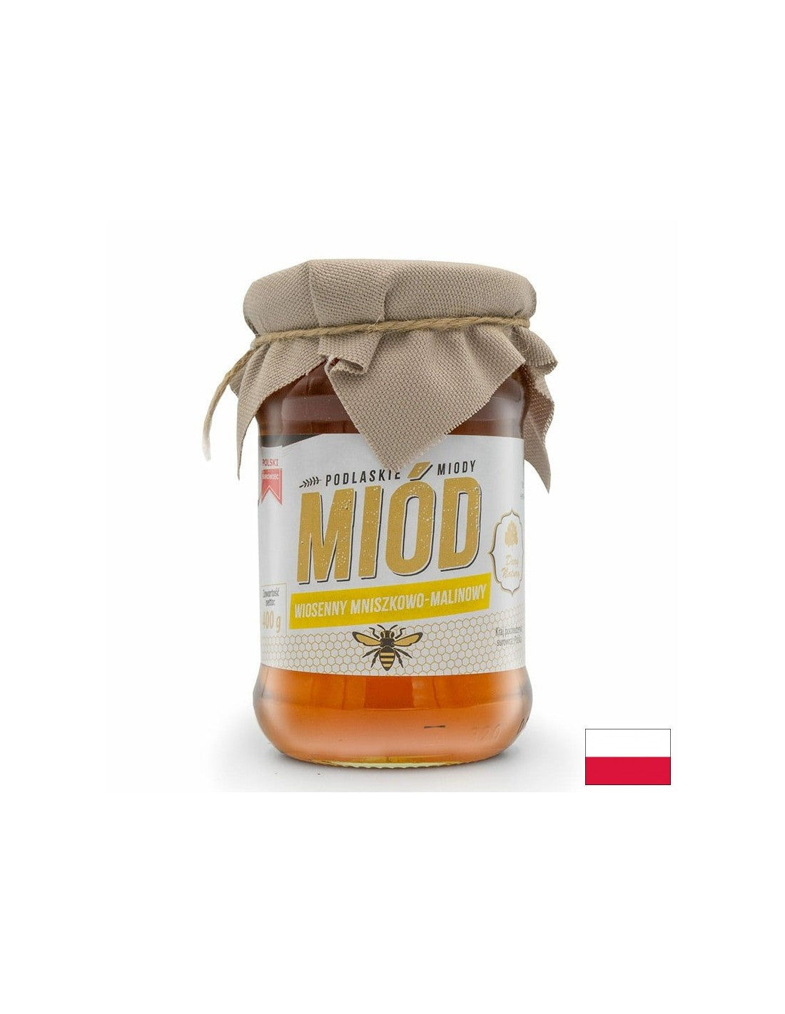 Proljetni med od maslačka i maline, 400 g <tc>Dary Natury</tc>