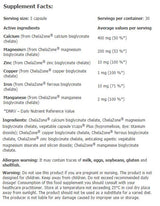 Chelazone® Multichel® Kompletni 6 bisglikonate Chelate / 90 VCAPS