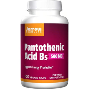 Pantothenic Acid B5 500 mg - 100 capsules - Nutra Best Europe