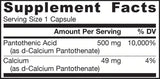 Pantotenska kiselina B5 500 mg - 100 kapsula