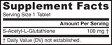S-acetil L-glutation 100 mg-60 tableta