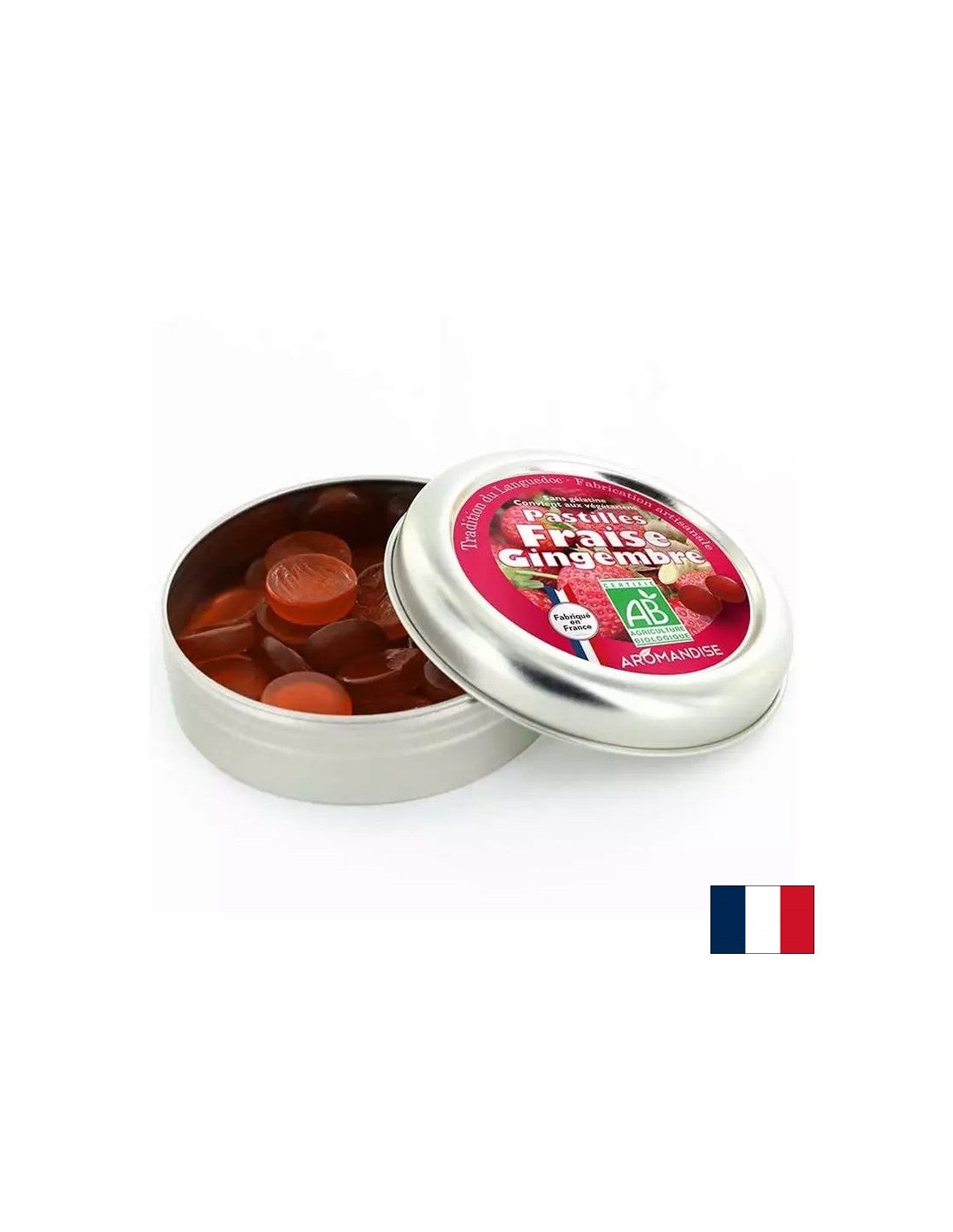 Pastile od jagode i đumbira, 45 g