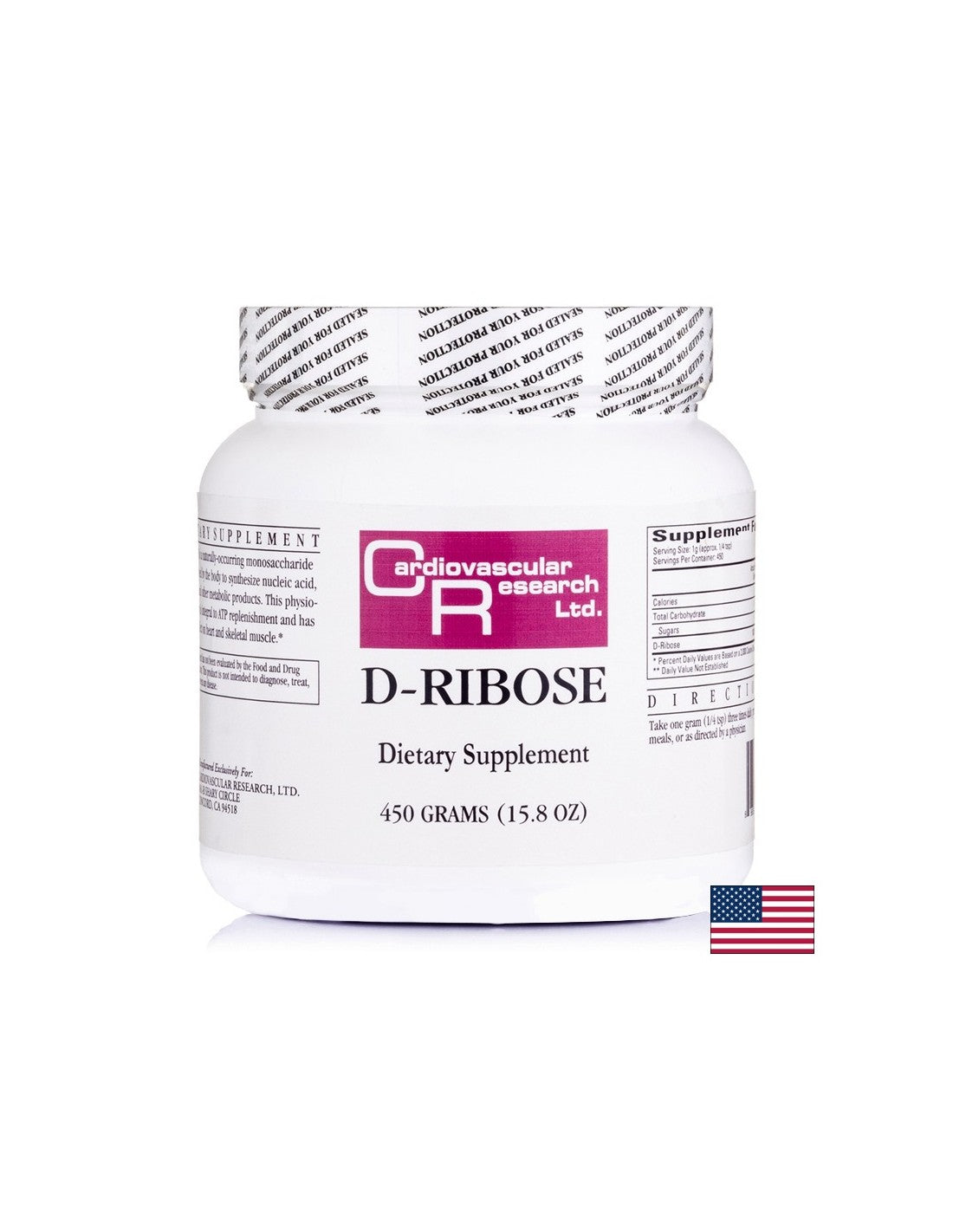 Cellular Health - D-riboza, 450 g praha