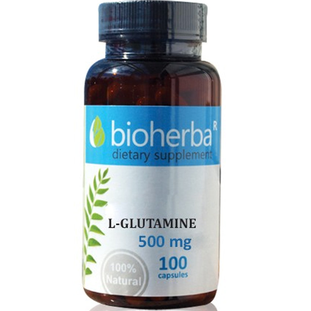 L -glutamin 500 mg - 100 kapsula