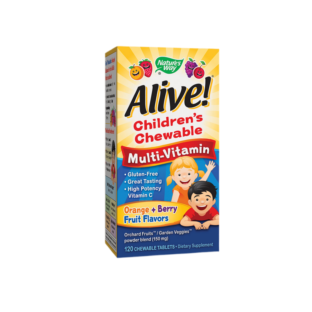 <tc>Alive</tc>! Multivitaminske tablete za žvakanje za djecu - 120 tableta za žvakanje