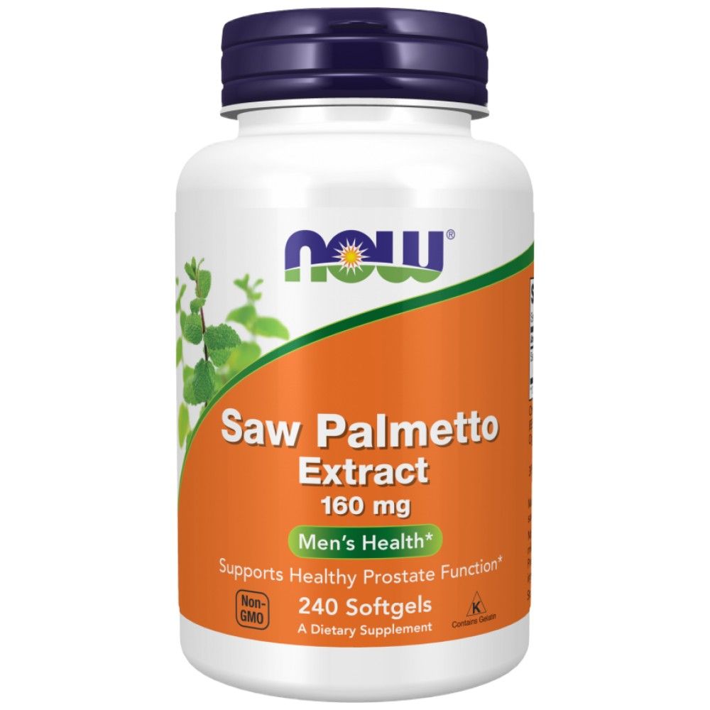 Saw Palmetto ekstrakt 160 mg - 240 gel kapsula