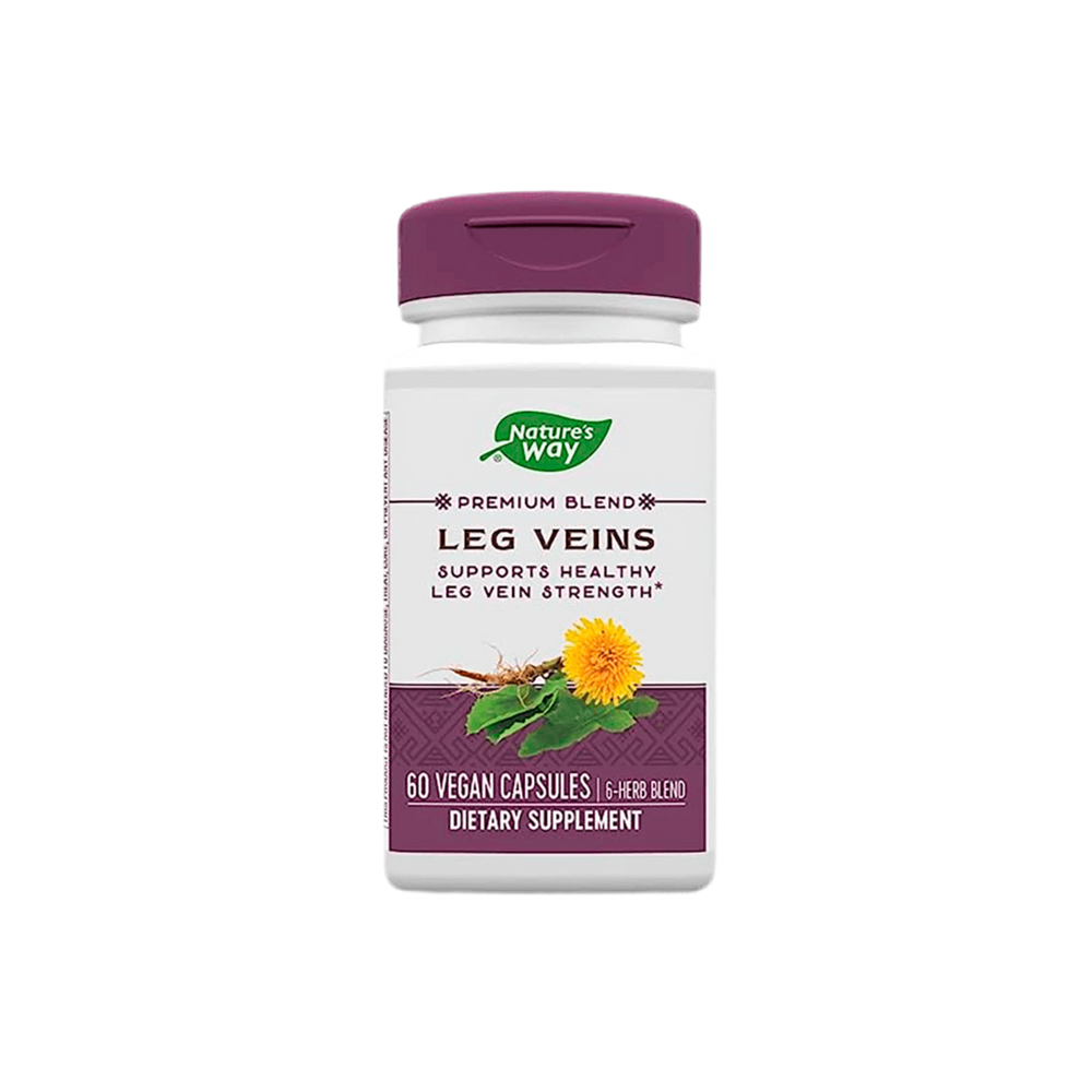 Varikozne vene i oslabljena cirkulacija - vene za noge - Premium formula s biljem i vitaminom C, 60 kapsula