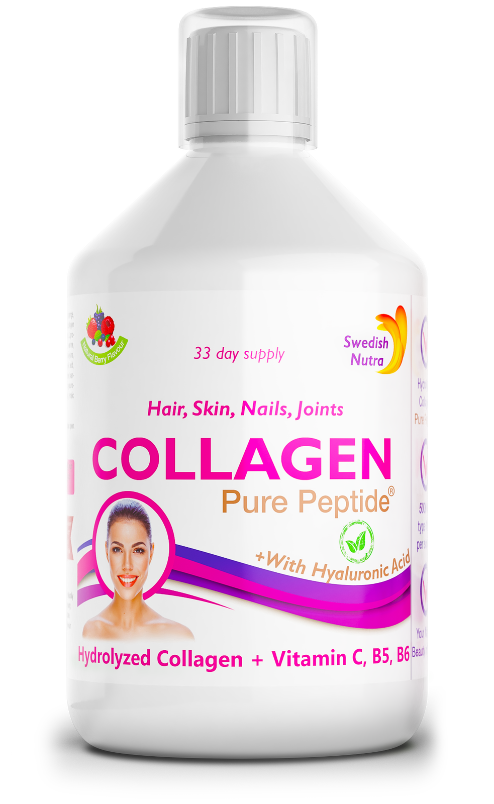 Goveđi kolagen 5000 mg s hijaluronskom kiselinom 5 mg - 500 ml