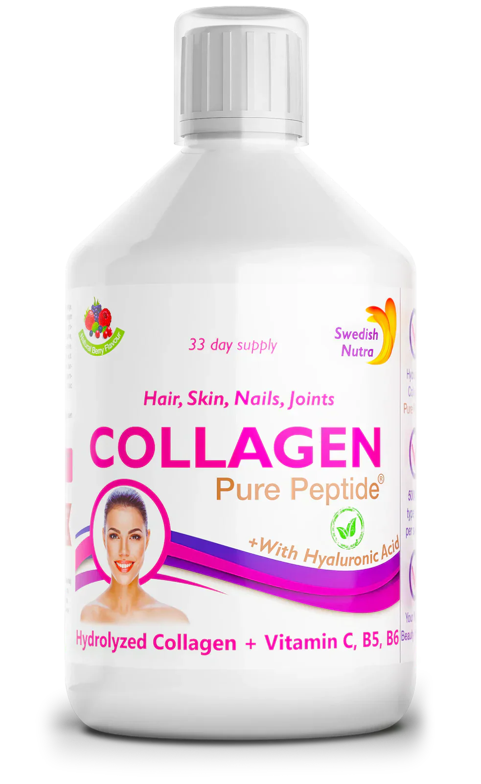 Goveđi kolagen 5000 mg s hijaluronskom kiselinom 5 mg - 500 ml