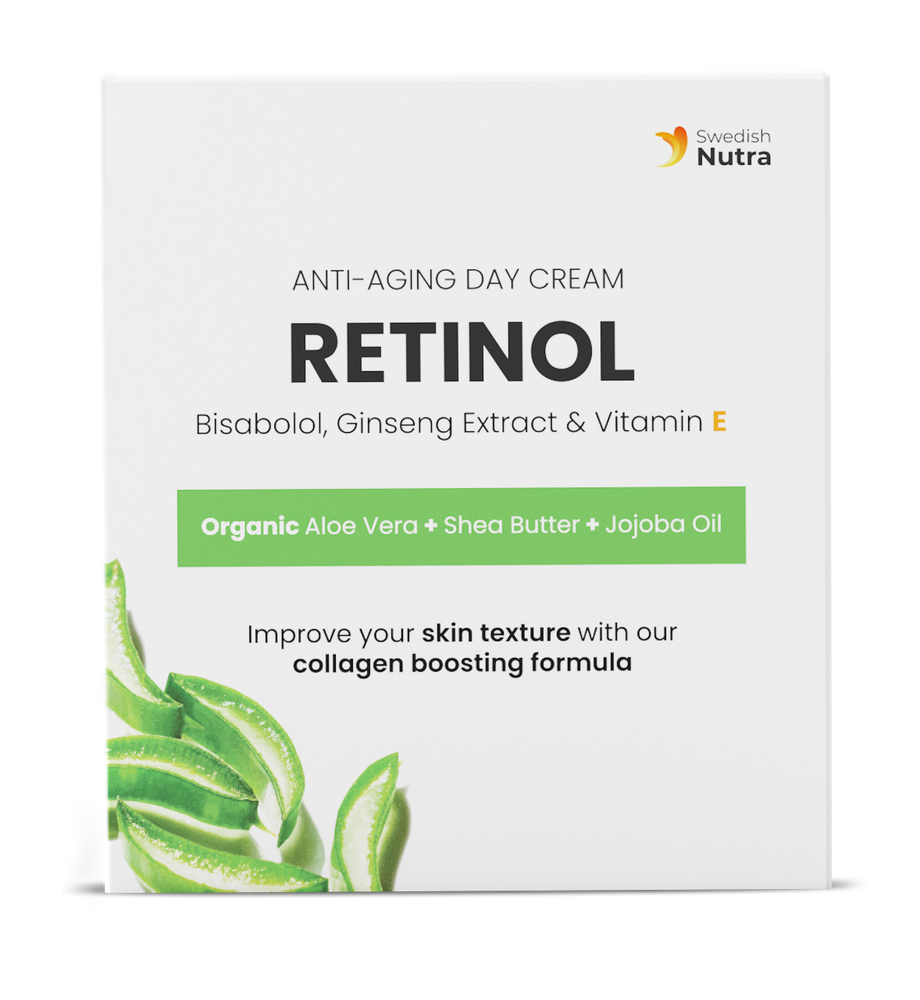 Dnevna krema s retinolom, hijaluronskom kiselinom i kolagenom 50 ml <tc>Swedish Nutra</tc>