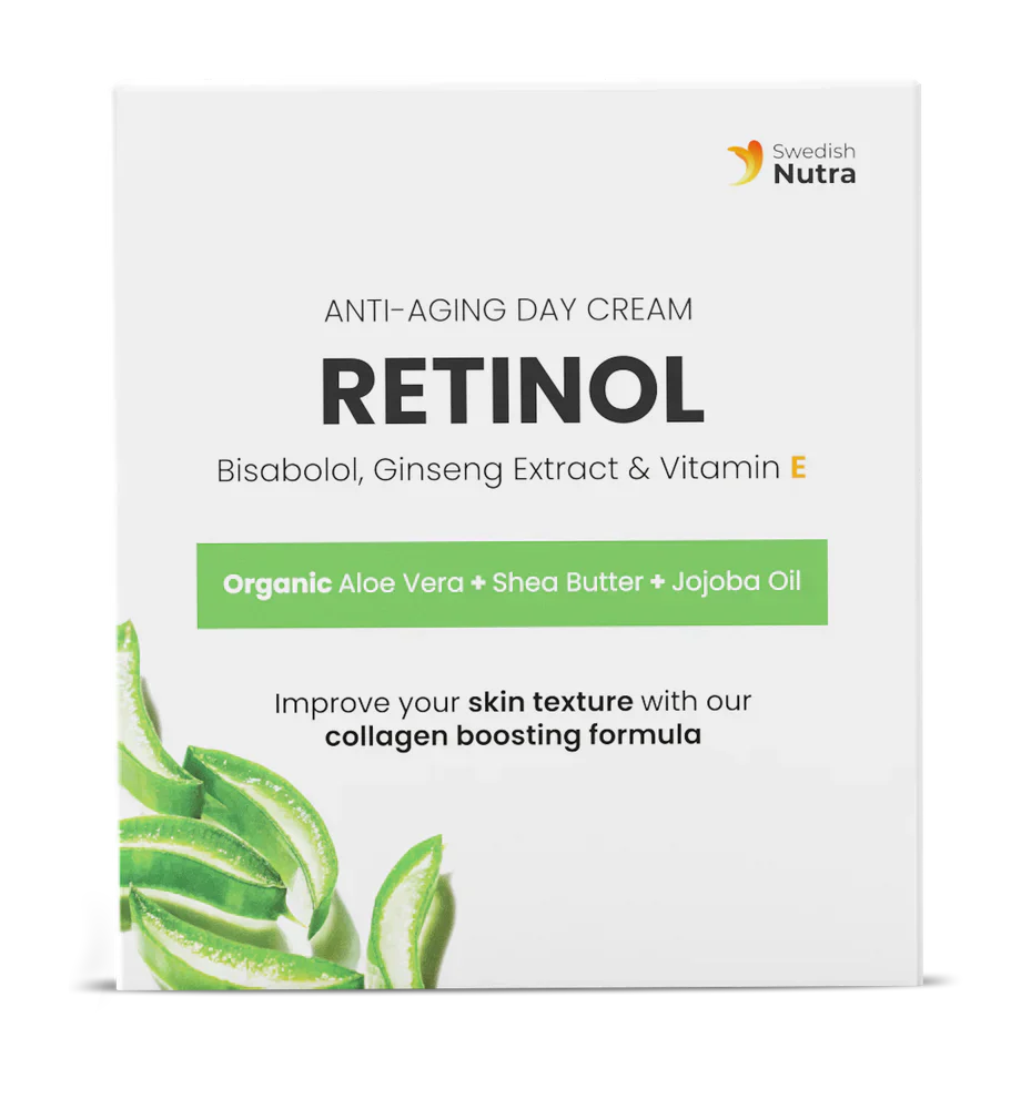 Dnevna krema s retinolom, hijaluronskom kiselinom i kolagenom 50 ml <tc>Swedish Nutra</tc>