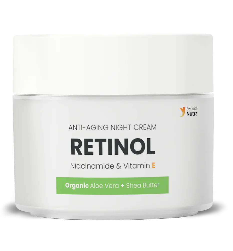 Noćna krema s retinolom, hijaluronom i kolagenom 50 ml <tc>Swedish Nutra</tc>