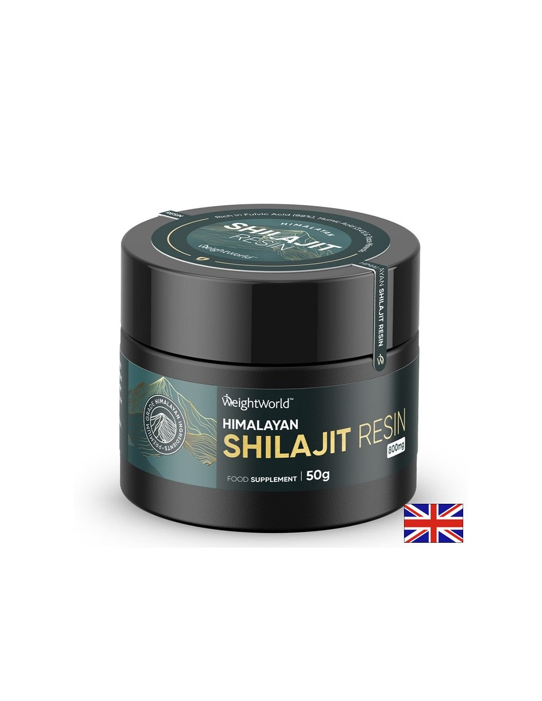 Mršavljenje - Shilajit + Ashwagandha, Kurkuma & Crni müsli, 50 g praha, 62 doze