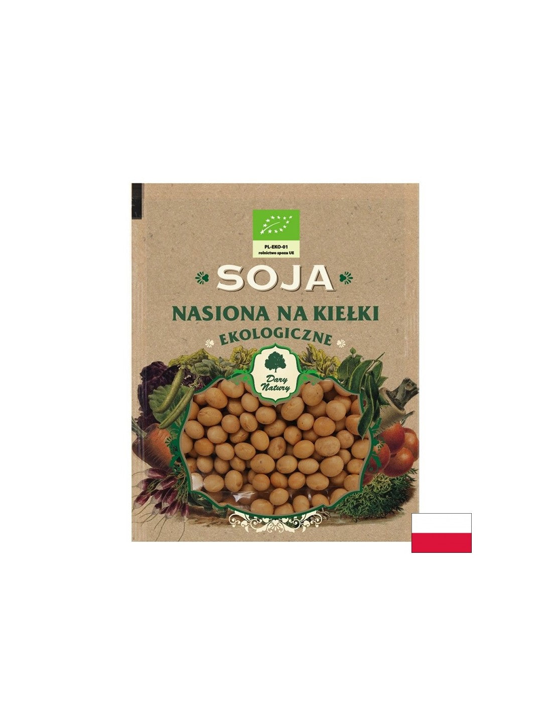 Soja (klijavice), 50 g <tc>Dary Natury</tc>