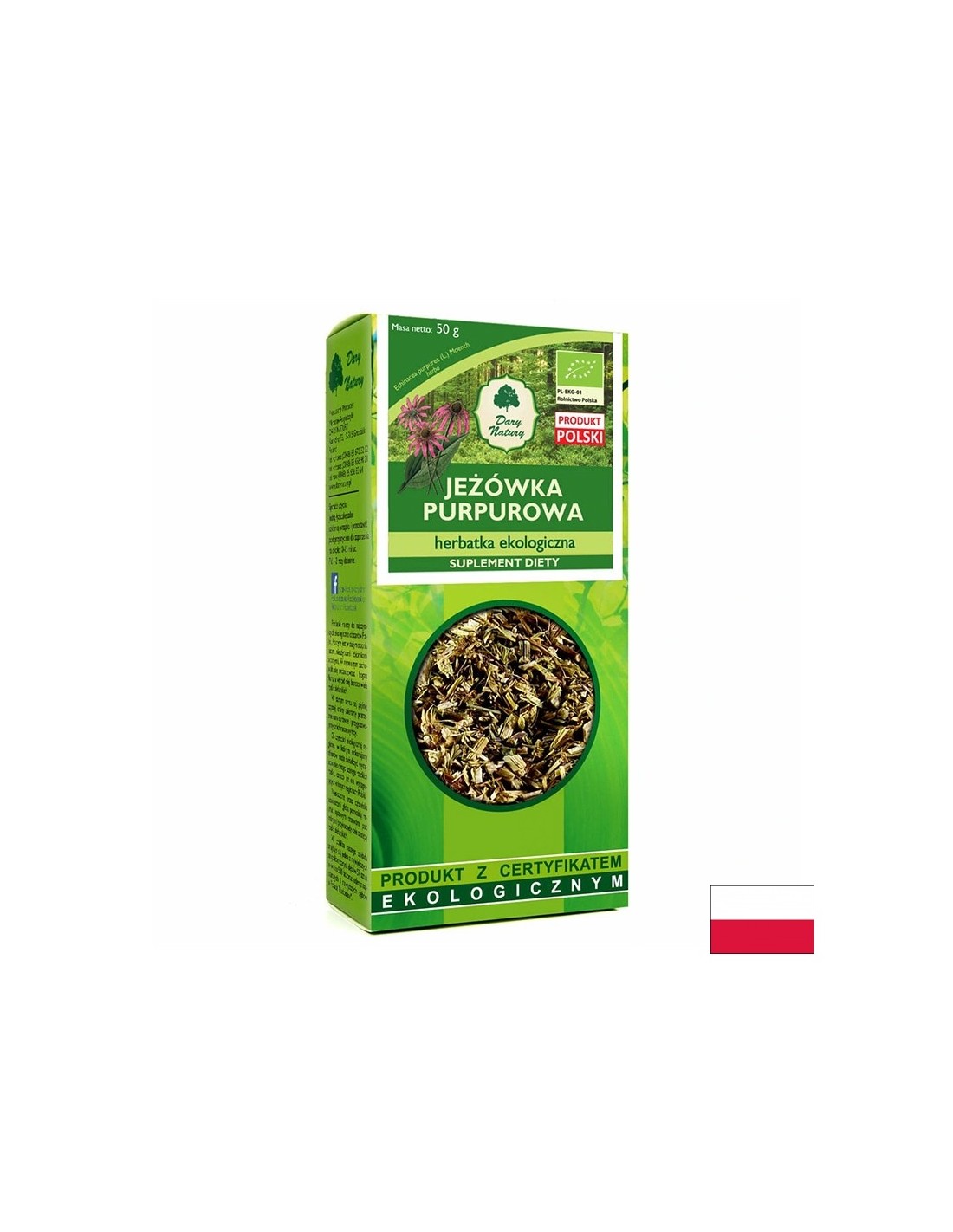 Organski čaj od ehinaceje, 50 g <tc>Dary Natury</tc>