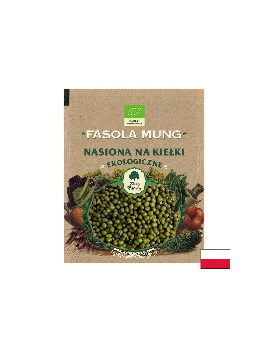 Mungo grah - Sjemenke za klice Bio, 50 g <tc>Dary Natury</tc>