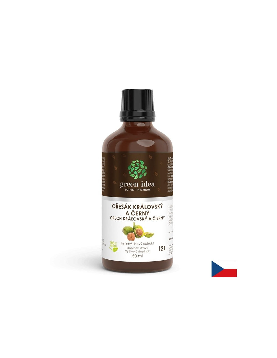 Kontrola šećera i kolesterola u krvi - Orah, 50 ml tinkture