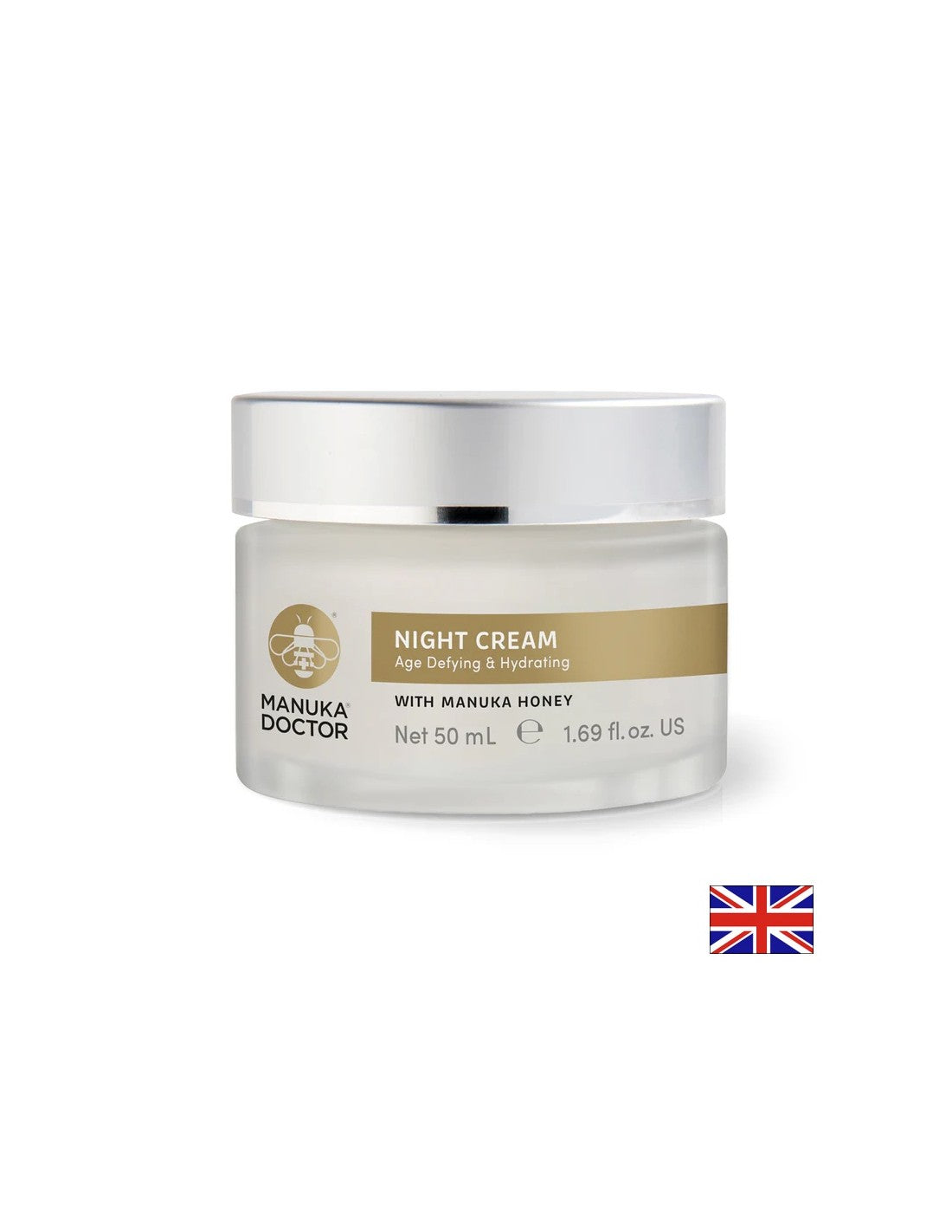 Noćna hidratantna anti-age krema za lice s manuka medom, 50 ml