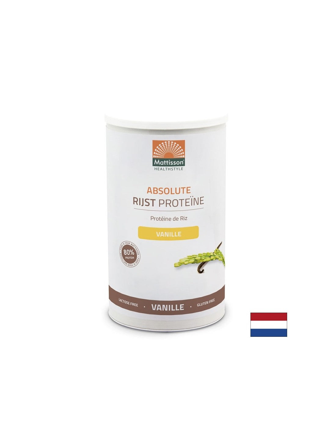 Proteinski prah riže - okus vanilije, 500 g <tc>Mattisson Healthstyle</tc>