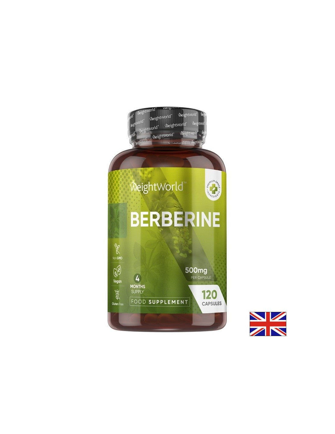 Kontrola šećera i kolesterola u krvi - Berberin, 500 mg x 120 kapsula