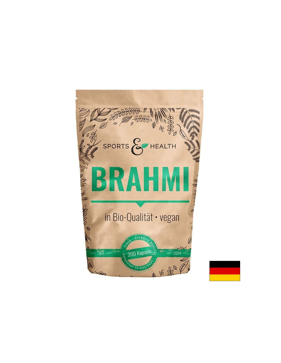 Pamćenje i koncentracija - Brahmi (Bacopa monieri), 500 mg x 200 kapsula