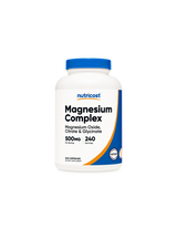 Funkcija živaca i mišića - Magnezijev kompleks, 500 mg x 240 kapsula <tc>Nutricost</tc>