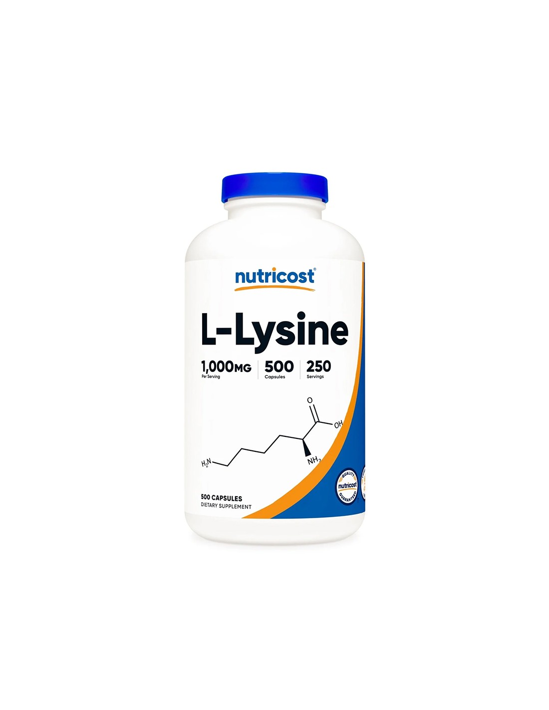 Herpes simplex, zdravlje imuniteta - L-lizin 500 mg, 500 kapsula