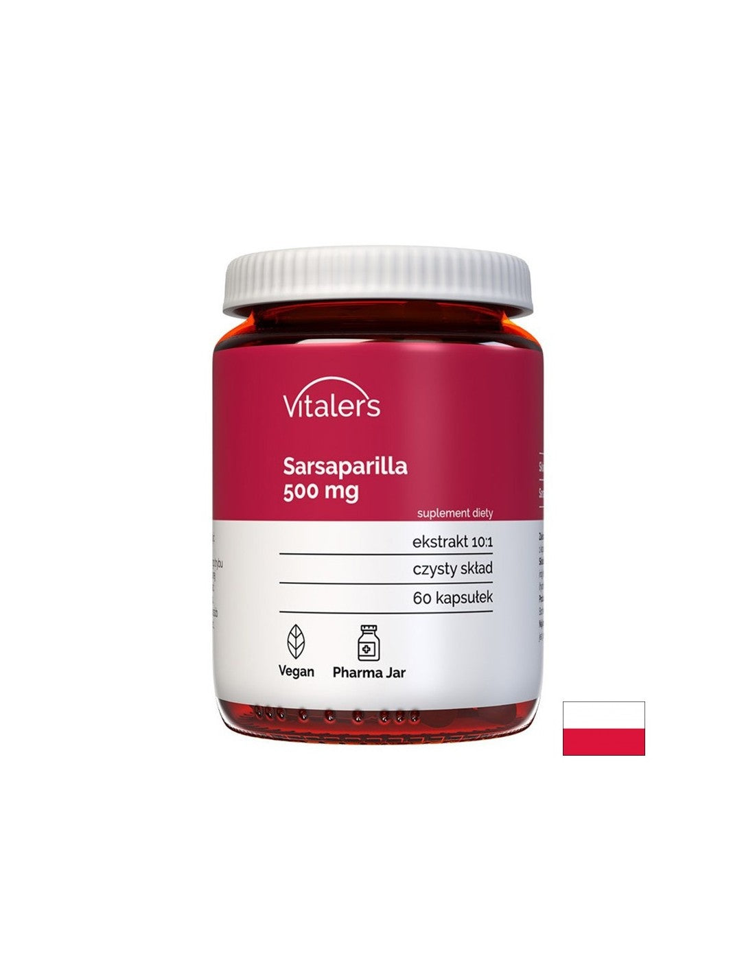 Psorijaza i ekcem - Sarsaparilla, 500 mg x 60 kapsula