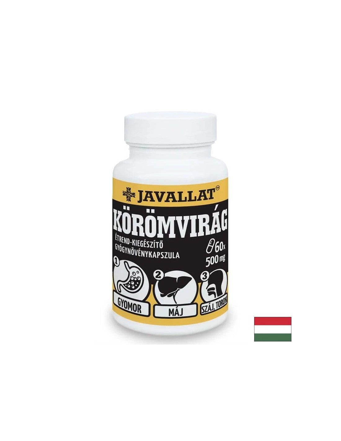 Zdravlje jetre i probavnog sustava - neven (cvijet), 500 mg x 60 kapsula