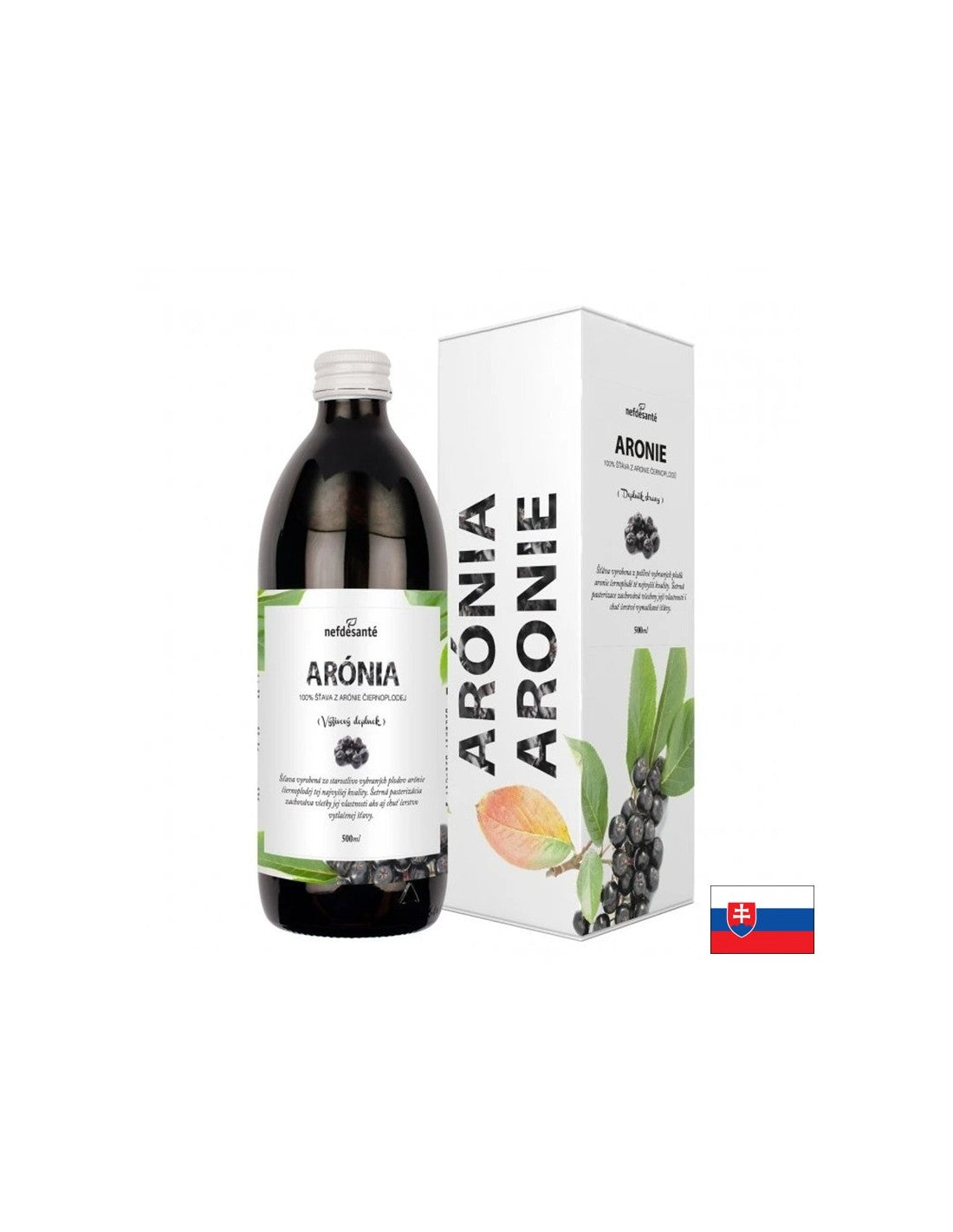 Sok od aronije – snažan antioksidans - Zdravlje srca, metabolizma i jetre, 500 ml, 10 doza