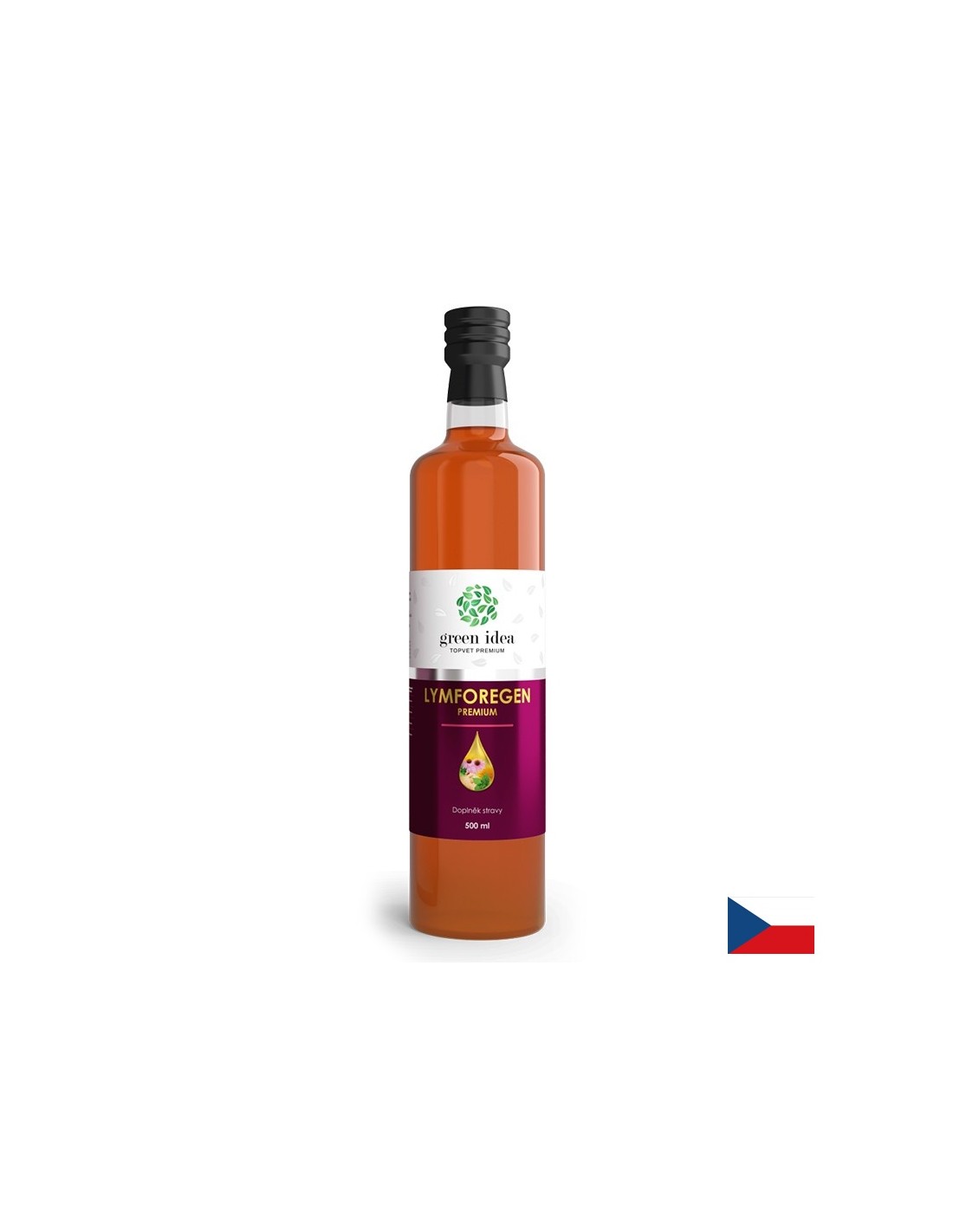 Biljni sirup za detoksikaciju limfnog sustava - S đumbirom, maslačkom, koprivom i ehinaceom, 500 ml, 33 doze