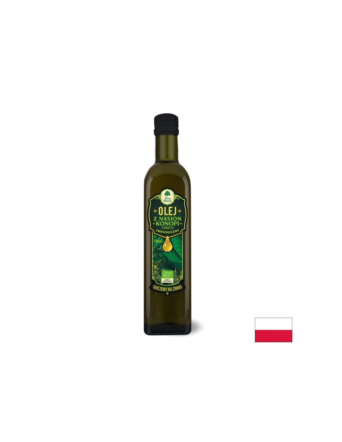Organsko ulje konoplje, 500 ml