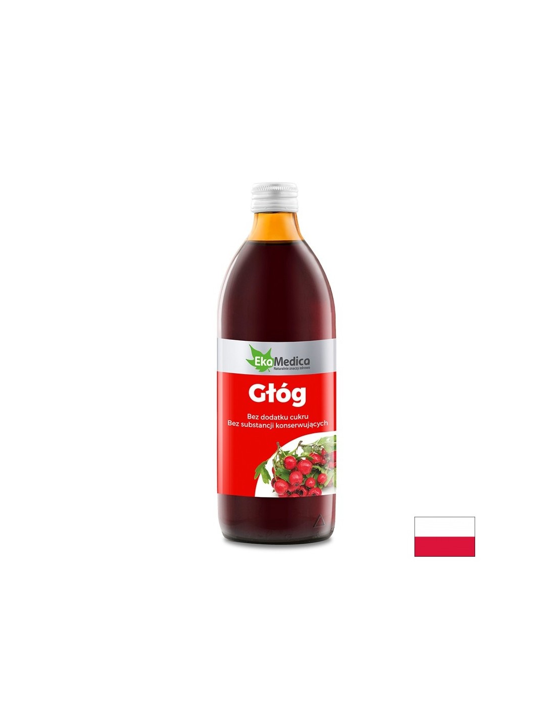 Kardiovaskularni sustav - Glog + vitamin C, sirup 500 ml EkaMedica