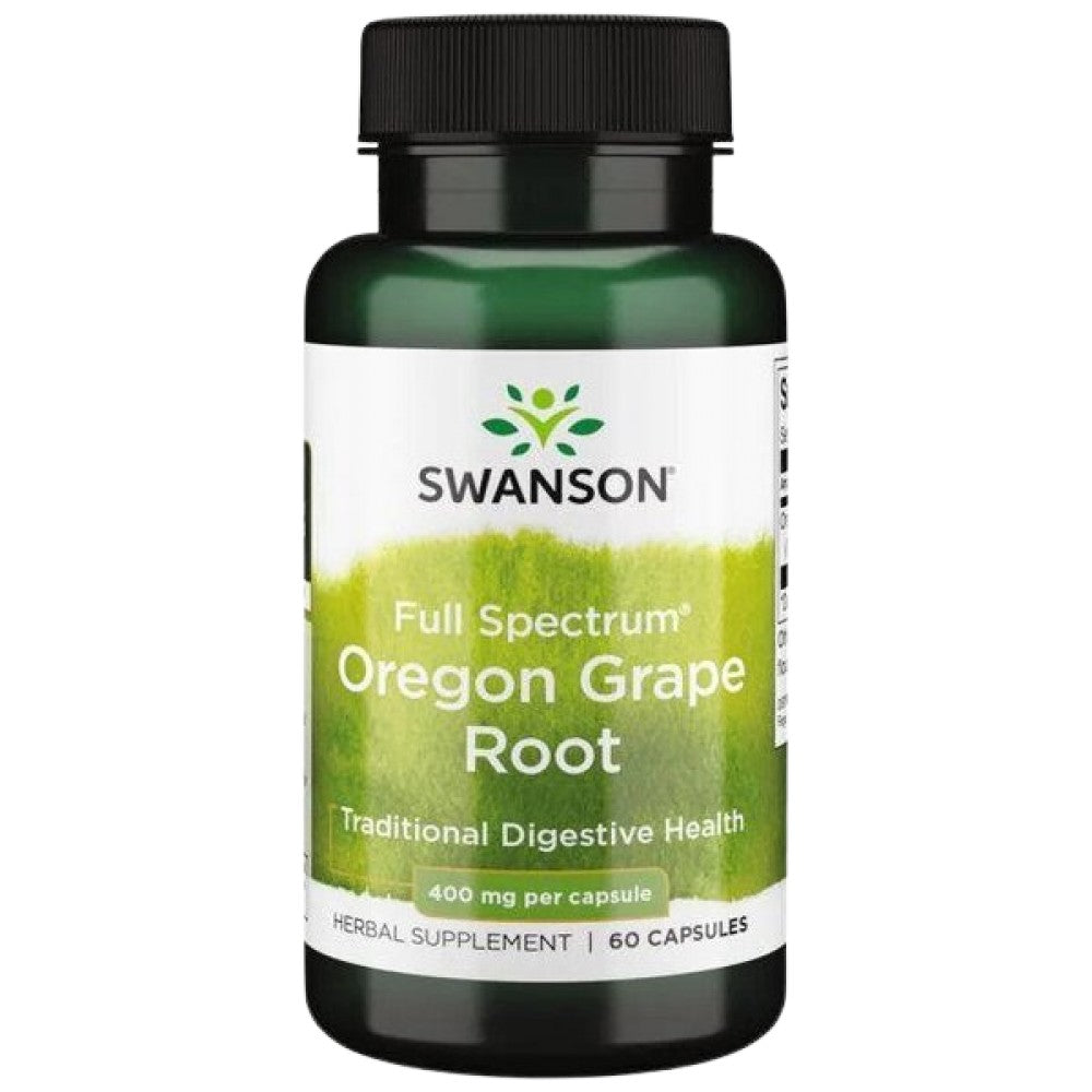 Potpuni spektar Oregon korijen grožđa 400 mg 60 kapsula