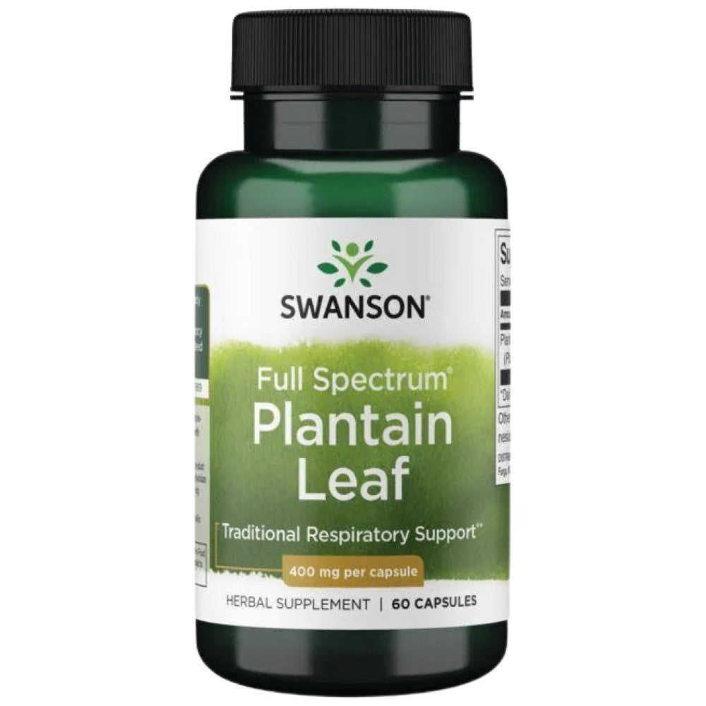 Puni spektar plantain list 400 mg 60 kapsula