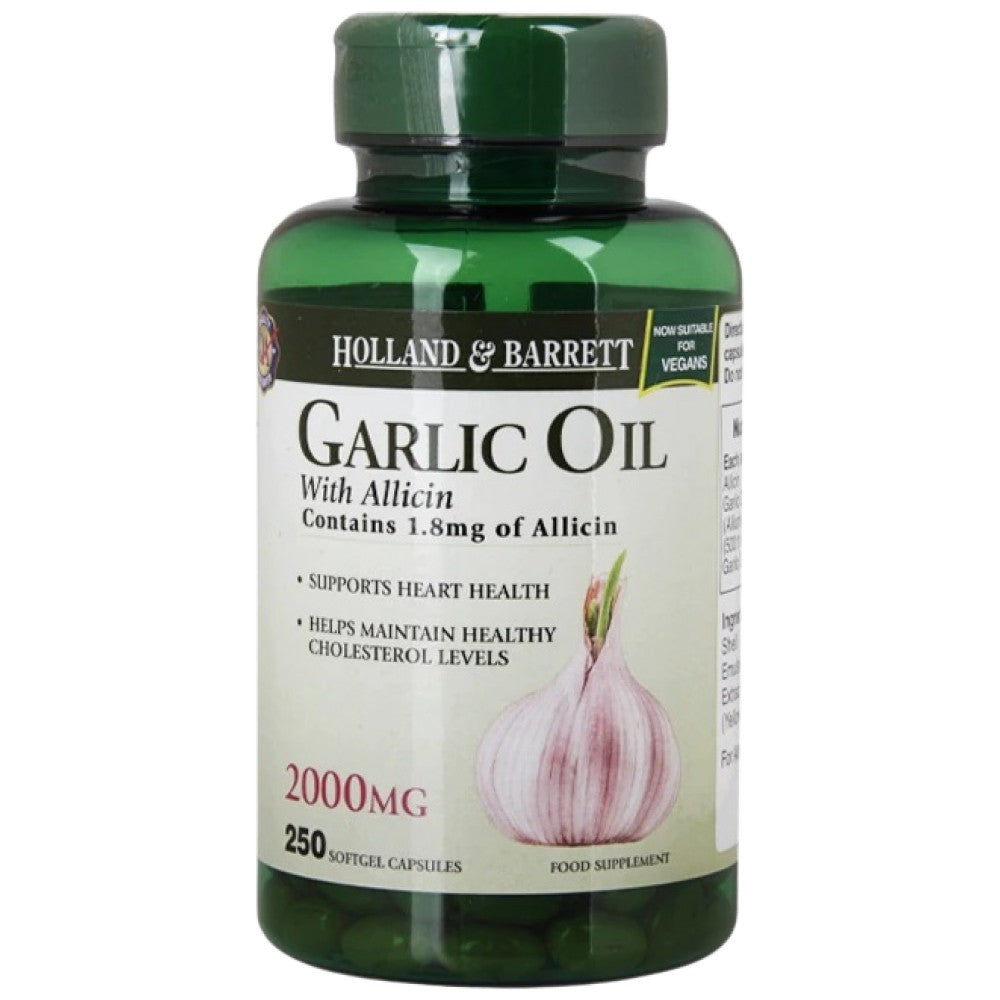 Ulje češnjaka s allicinom 2000 mg - 250 kapsula