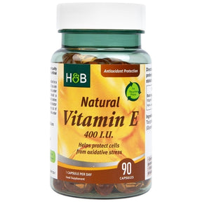 Natural Vitamin E 400 IU - 90 capsules - Nutra Best Europe