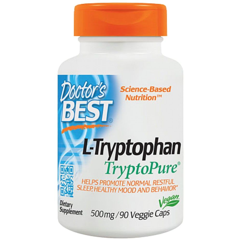 L-triptophan 500 mg | S triptopure - 90 kapsula