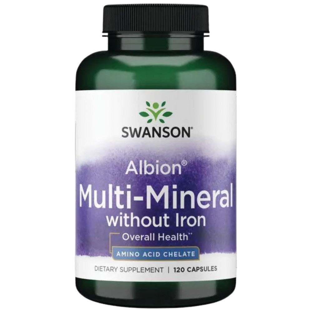 Albion Multi-Mineral bez željeza 120 kapsula