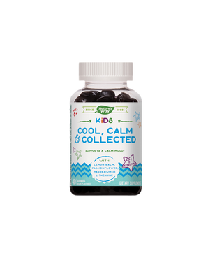Kids Cool, Calm & Collected /With lemon balm, passionflower, magnesium, L-theanine/, 40 Nature's Way gel tablets - Nutra Best Europe