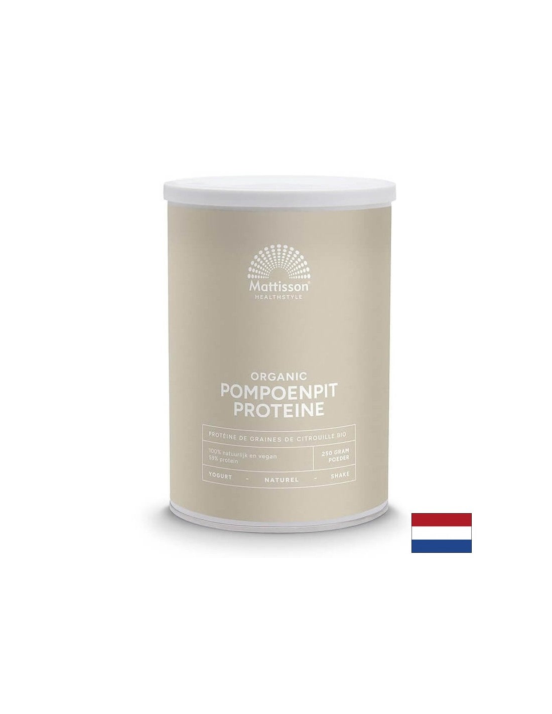 Organski proteinski prah od sjemenki bundeve 58%, 250 g <tc>Mattisson Healthstyle</tc>