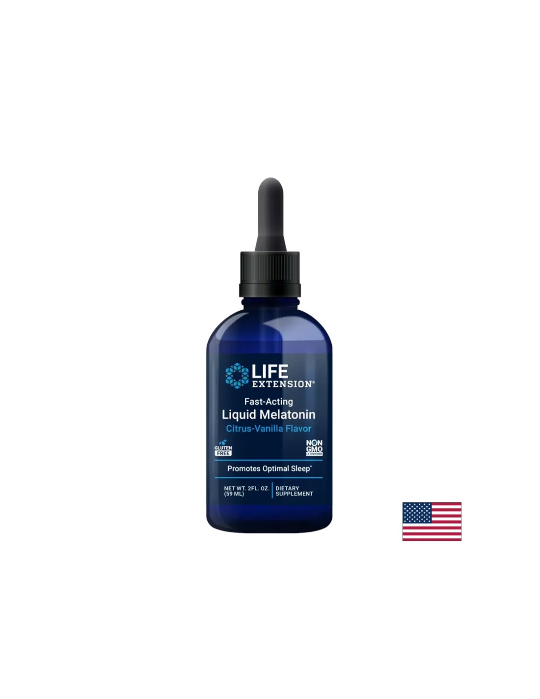 Insomnia - Liquid Melatonin, 59 ml kapi, s okusom citrusa i vanilije